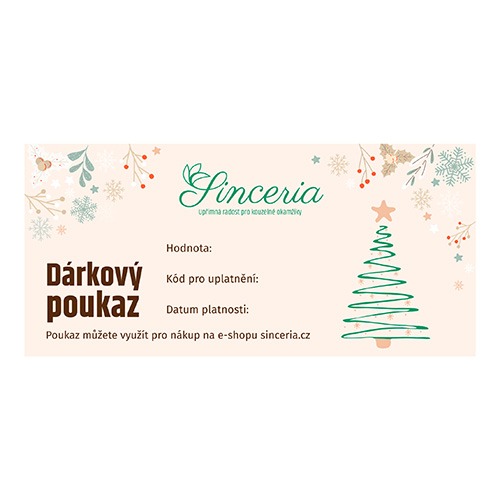 vánoční poukaz